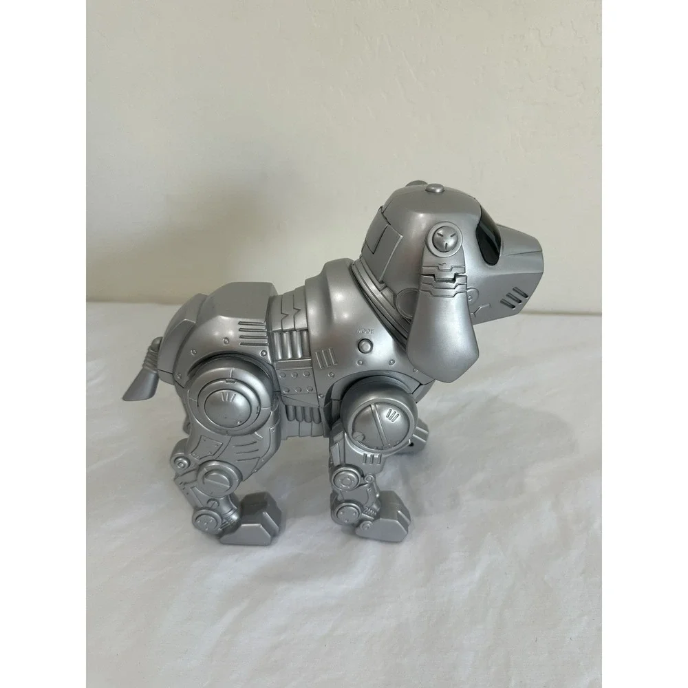 Vintage Tekno Robotic Puppy Dog Motion Interactive by Toy Quest TESTED AND WORKS